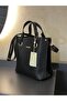 ARM.247.SY Armine Special Color Konbin Leather Handbag Designed as a Hand and Arm Bag - 3