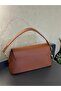 ARM.347.TB Armine Special Color Konbin Leather Handbag Designed as a Hand and Arm Bag - 5