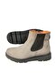 Freefoot Beige Zippered Men's Boots - 5