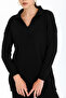 V Polo Neck Long Sleeve Sweater Elastic Waist Straight Leg Trousers Knitwear Basic Seasonal Double Set - 3