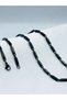 Steel Tarnish Resistant Men's Necklace Match Model 55 cm 316L Stainless Steel Black Color - 4