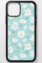 Floral Flower Unbreakable (Tempered) Glass Hard Plastic iPhone 12 Phone Case