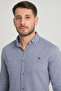 Men's Washed Linen Basic Shirt Slim Fit 2198