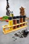 Jasmine 6-Piece Spice Set, 6-Piece Spice Set with Wooden Stand