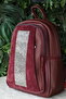 3 Zipper 5 Compartments Waterproof Faux Leather Daily Use Women's Backpack - 3