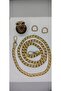 Bag chain set Gold color 2D One Chain One with opening tongue - 2