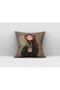 Velvet Textured Double Face Dream Girl Series 02 Throw Pillow Case 506