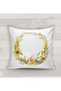 Floral Patterned Throw Pillow Case