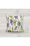 Floral Patterned Throw Pillow Case