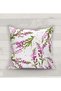 Floral Patterned Throw Pillow Case