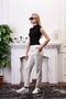 Women's Black Turtleneck Sleeveless Knitted Blouse - 5