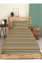 Ethnic Pattern Printed Single and Baby Size Elastic Sheet Set Colorful