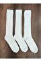 Women's Knee-Length Wool Socks 3 Pairs Thick Winter Real Wool - 5