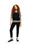 Black Denim Women's Trousers37132513 - 8