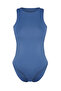 Light Indigo Halter Neck Body Fitting Stretchy Bottom Snap Fastener Knitted Body Twoss20Bd0044 - 7