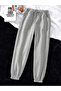 High Waist Elasticized Thick (3 Thread) Cotton Women's Sweatpants - 4