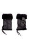Women's Lamb Fur Brown Gloves GLOVES - 2