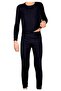 Boy's Thermal Set Bottom Top Underwear Winter Flannel Tights - 2