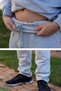 Men's Light Gray Comfortable Fit Embroidery Detailed Sweat Tracksuit Set 21eestbakt - 5