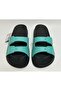 Turquoise Anatomical Sole Soft Plastic Extra Light Women's Pool Sea Beach Home And Street Slippers Eva - 6