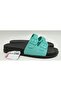 Turquoise Anatomical Sole Soft Plastic Extra Light Women's Pool Sea Beach Home And Street Slippers Eva - 8