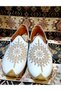 Yemeni (Sandal), Mdel with Laser, Ottoman Yemeni World, Leather Yemeni, Cloud Color - 4