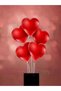 100Pcs Red Heart Balloon 12 Inch 30Cm Party Wedding Engagement Lover Birthday Heart Balloon - 7