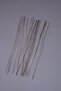 Number 100 Silver 10 cm 20 Pieces Miyuki Peyote, Flexible Soft Needle Set for Brick Technique and Loom Sand Bead Needle - 7