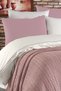Feris 7 Piece Cotton Knitwear Blanket Double Duvet Cover Set Powder - 2