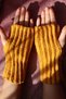Hand Knitted Fingerless Gloves / Hand Knitted Gloves / Fingerless Gloves / Half Gloves / - 2