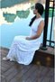 White Long Lace Dress - 2