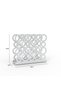 Elegant Tableware with Modern Ring Design: Silver Color Metal Napkin Holder - 3
