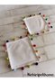 Pompom Colored Coaster Coffee Presentation (White) - 3
