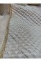 Inner Cabinet Cream Quilted Lacy Shelf Cover Width 33 Cm × Height 5.50 Meters - 2