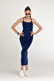 Soft Touch Rope Strap Dress Navy Blue