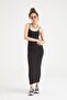 Soft Touch Rope Strap Dress Black