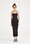 Soft Touch Rope Strap Dress Black - 2