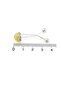 Jewelled Scarf Shawl Magnet Gold - 3