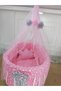 Sleeping set for basket crib with pink (WITHOUT BED)