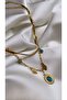 Gold Color Double Steel Necklace - 4