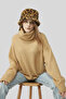 Leopard Patterned Plush Hat - 3