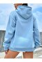 Unprinted Hooded Oversized Unisex Sweatshirt DAXİS Sportwear Company - 2