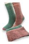 SOCKS Premium 2 Pairs Women's Alpaca Wool Soft Washed Norwegian Type Thermal Socks - 2