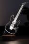 Musician Gift. Led Table Lamp with Guitar Figure |   7 Light Colors |   Wooden Base