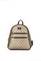 Gold Monogram Women's Backpack 05PO22Y1577 - 2