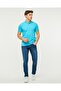 103 EMBROIDERY DETAIL POLO NECK T-SHIRT