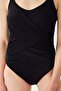 Black U-Neck Swimsuit - 3