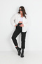 Women's Large Size Stripe Detailed Pocket Trousers 6243-24 - 2