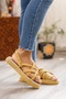 Yellow Women's Sandals Bg1014-123-0001