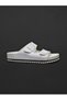 White Sports Unisex Slippers
